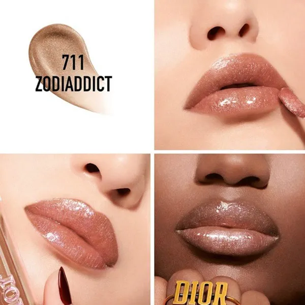 Son Dưỡng Dior Addict Stellar Gloss 711 Zodiaddict Màu Nâu Vàng