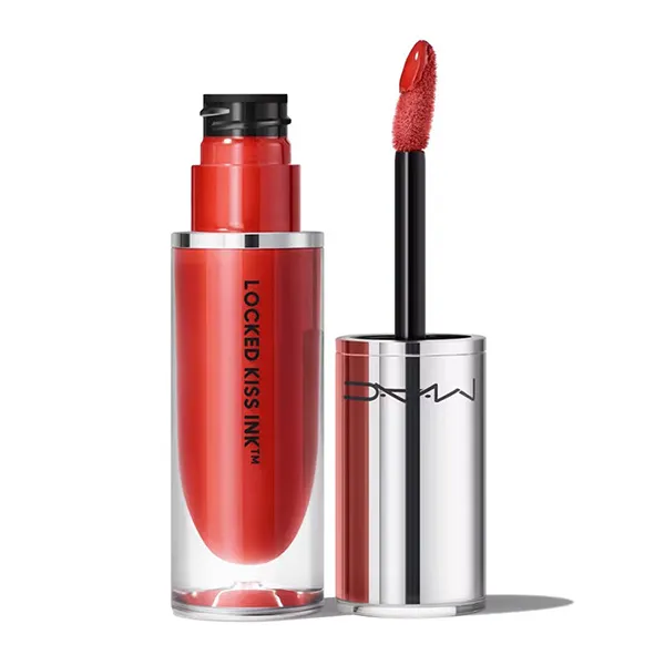 Son Kem MAC Locked Kiss Ink 24HR Lipcolour 80 Doyenne Màu Đỏ Thuần - Son Môi - Vua Hàng Hiệu