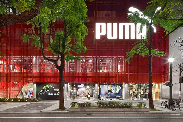 Dép Puma Cool Cat Leap Men's Slides 383441-06 Màu Đen Họa Tiết Đỏ Size 42