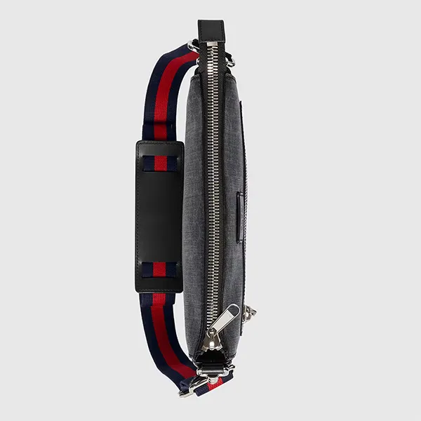 Túi Đeo Chéo Gucci GG Supreme Messenger Bag 474137 K5RLN 1095 Màu Đen - Túi xách - Vua Hàng Hiệu