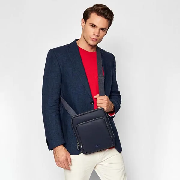 Túi Đeo Chéo Lacoste Messenger Bag NH3284HC Marine 166 Màu Xanh Navy