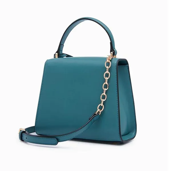 Túi Đeo Chéo Lyn Caven S Top Handle Handbags LL23CBS110 Màu Xanh Cổ Vịt