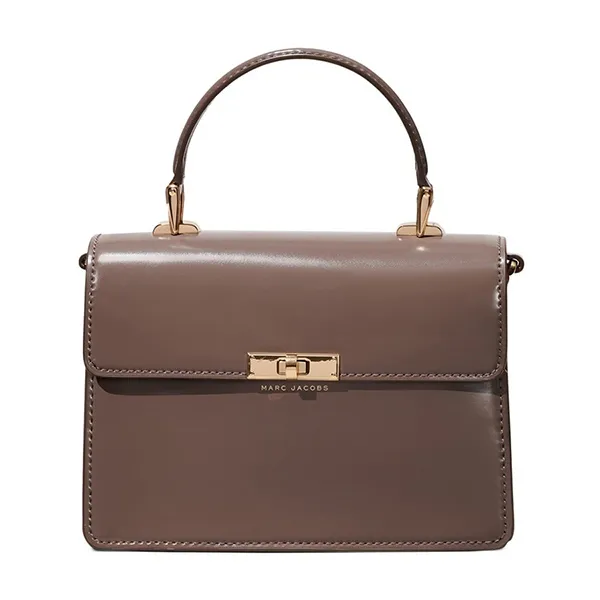 Túi Đeo Chéo Marc Jacobs The Downtown Leather Satchel Màu Nâu - Túi xách - Vua Hàng Hiệu
