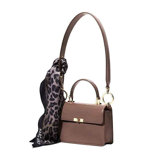Túi Đeo Chéo Marc Jacobs The Downtown Leather Satchel Màu Nâu - Túi xách - Vua Hàng Hiệu