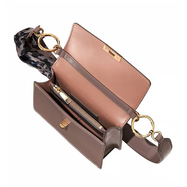 Túi Đeo Chéo Marc Jacobs The Downtown Leather Satchel Màu Nâu - Túi xách - Vua Hàng Hiệu