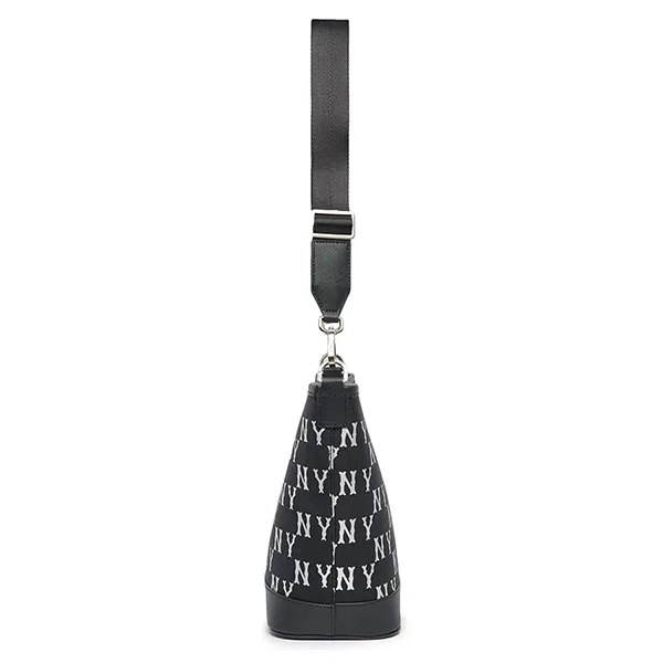 Túi Đeo Chéo Nữ MLB Big Classic Monogram Jacquard New Bucket Bag New York Yankees 3ABML023N-50BKS Màu Đen