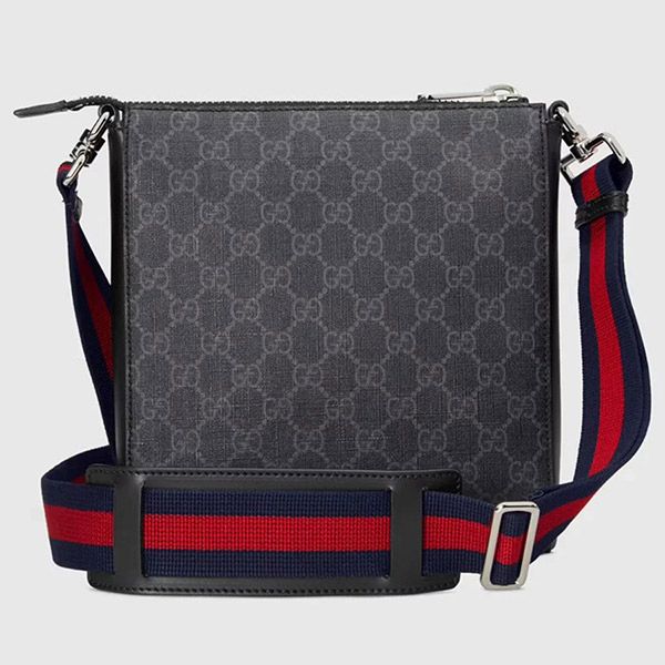 Túi Đeo Chéo Gucci GG Supreme Small Messenger Bag 523599 K5RLN 1095 Màu Đen - 4