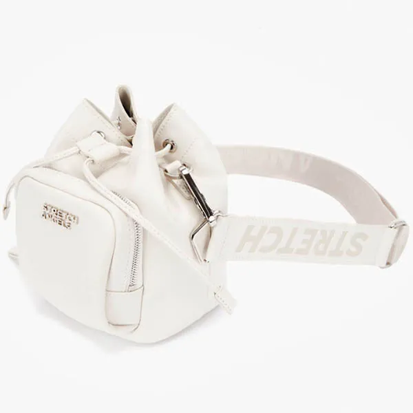Túi Đeo Chéo Stretch Angels Bucket A-21F-SWCR00414-IVS Màu Trắng - Túi xách - Vua Hàng Hiệu