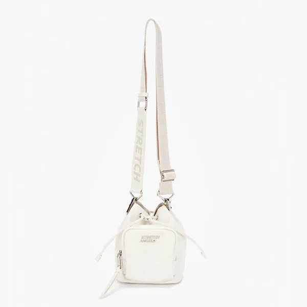 Túi Đeo Chéo Stretch Angels Bucket A-21F-SWCR00414-IVS Màu Trắng - Túi xách - Vua Hàng Hiệu