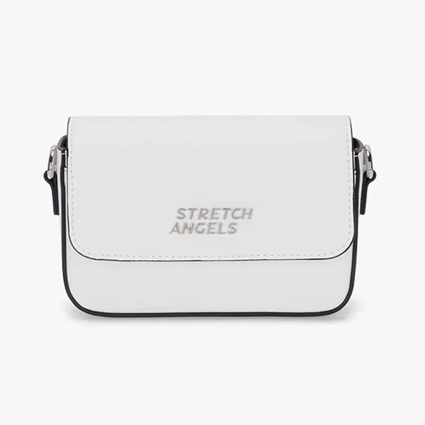 Túi Đeo Chéo Stretch Angels Logo Shoulder Bag Màu Trắng