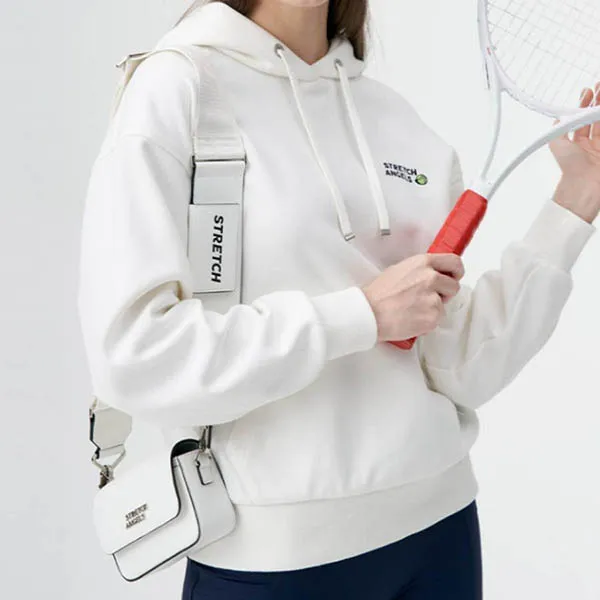 Túi Đeo Chéo Stretch Angels Logo Shoulder Bag Màu Trắng