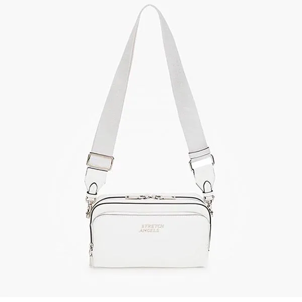 Túi Đeo Chéo Stretch Angels New Basic Panini Bag Off White Color Màu Trắng