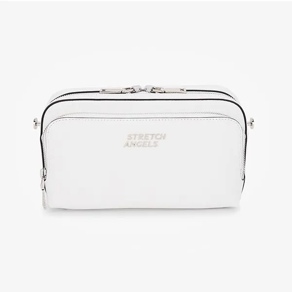 Túi Đeo Chéo Stretch Angels New Basic Panini Bag Off White Color Màu Trắng