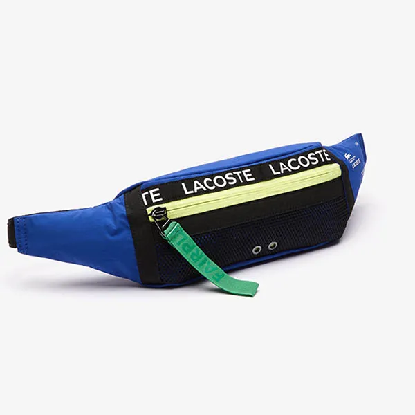 Túi Đeo Hông Lacoste Freedom Logo Band Color Màu Xanh Đen