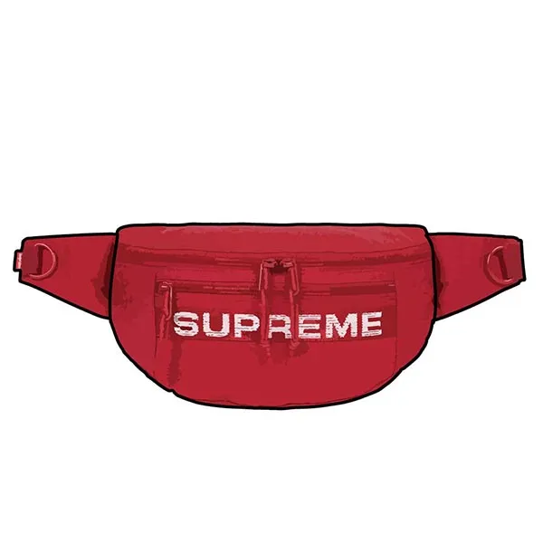 Túi Đeo Hông Supreme 23SS Field Waist Bag Red Màu Đỏ - Túi xách - Vua Hàng Hiệu