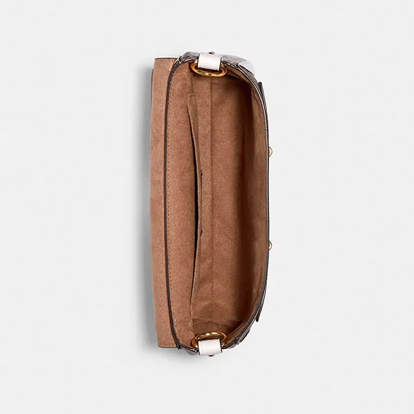 Túi Đeo Vai Coach Jade Shoulder Bag In Blocked Signature Canvas 2723 Phối Màu