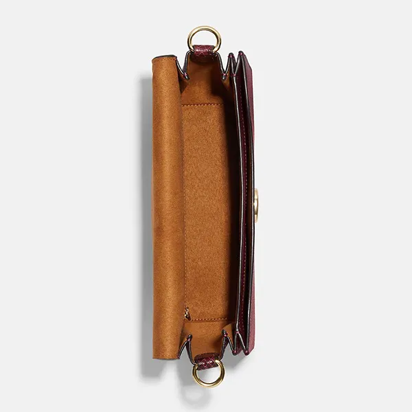 Túi Đeo Vai Coach Morgan Shoulder Bag CE561 Màu Đỏ Mận - Túi xách - Vua Hàng Hiệu