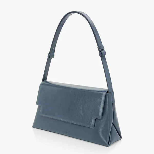 Túi Đeo Vai Find Kapoor Marty Lizzi Bag 34 Crinkled Màu Xanh Navy - Túi xách - Vua Hàng Hiệu