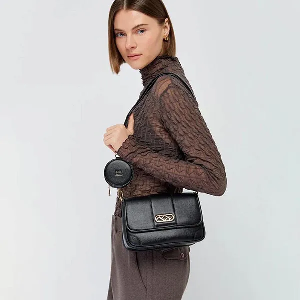 Túi Đeo Vai Lyn Peyton S Shoulder Bags LL23CBF075 Màu Đen