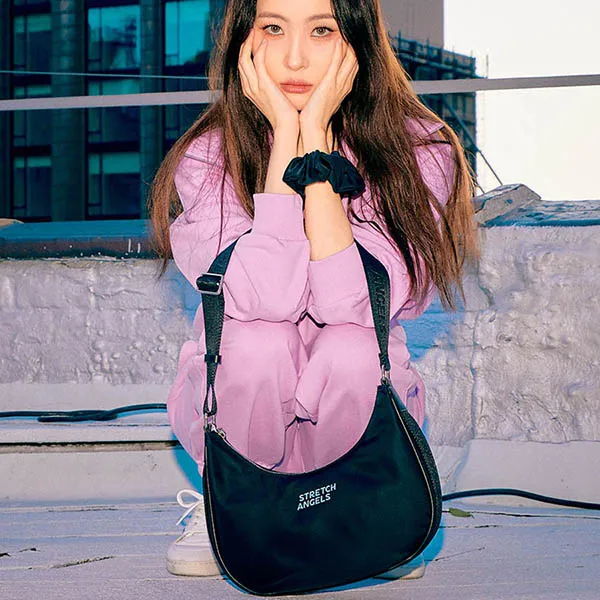 Túi Đeo Vai Stretch Angels Big City Hobo Bag A-22F-SWBG02225-BKS Màu Đen