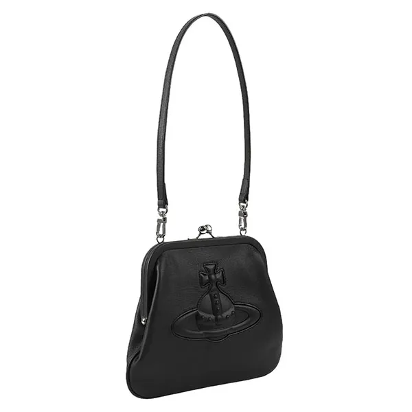 Túi Đeo Vai Vivienne Westwood Women's Black Vivienne's Clutch Bag Màu Đen