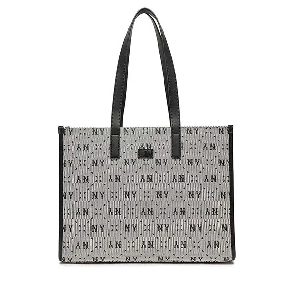 Túi Tote MLB Big Diamond Monogram Jacquard New York Yankees 3AORL013N-50BKS Màu Đen - Túi xách - Vua Hàng Hiệu