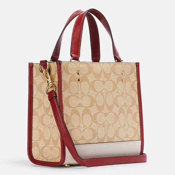 Túi Xách Coach Lunar New Year Dempsey Carryall In Signature Canvas With Rabbit And Carriage Phối Màu - Túi xách - Vua Hàng Hiệu