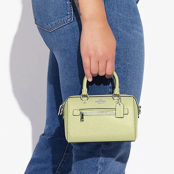 Túi Xách Coach Mini Rowan Crossbody In Pale Lime C9950 Màu Xanh Cốm