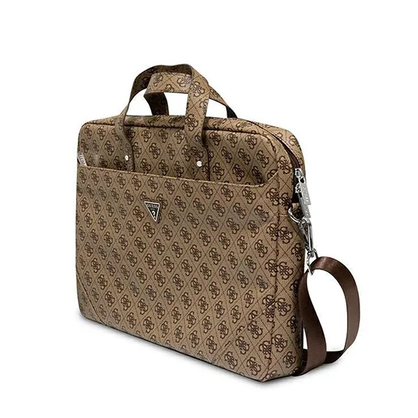 Túi Xách Đựng Laptop Guess 4G Hot Stamp GUCB15P4TW 15/16 Màu Nâu - Túi xách - Vua Hàng Hiệu