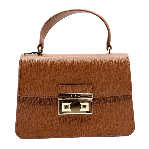 Túi Xách Furla Bella Mini Top Handle Màu Nâu - Túi xách - Vua Hàng Hiệu