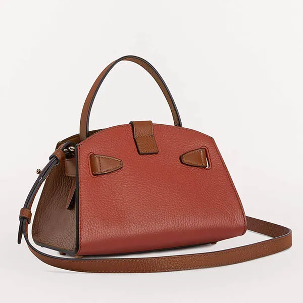 Túi Xách Furla Margherita Top Handle Mini Cannella Màu Đỏ Nâu - Túi xách - Vua Hàng Hiệu