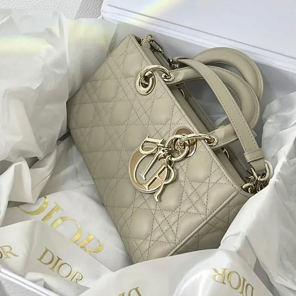 Túi xách Dior Lady D-Joy Bag - DODJ027 - Olagood