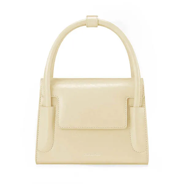 Túi Xách Tay Find Kapoor Marty Bag 18 Crinkled – Cream Màu Kem