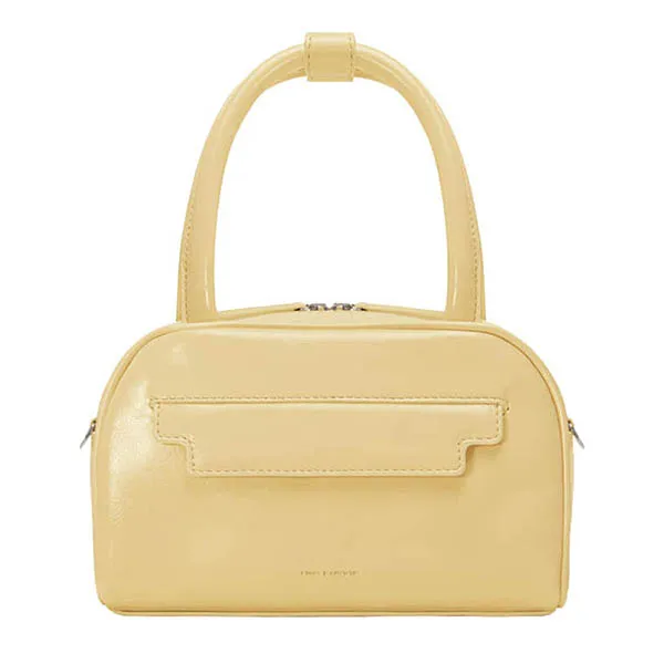 Túi Xách Tay Find Kapoor Marty Laura Bag 21 Crinkled Butter Màu Vàng - Túi xách - Vua Hàng Hiệu
