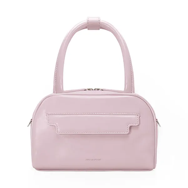 Túi Xách Tay Find Kapoor Marty Laura Bag 21 Crinkled Purple Pink Màu Hồng