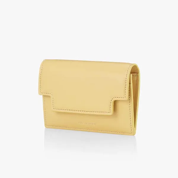 Ví Find Kapoor Marty Card Wallet Crinkled – Butter Màu Vàng - Túi xách - Vua Hàng Hiệu