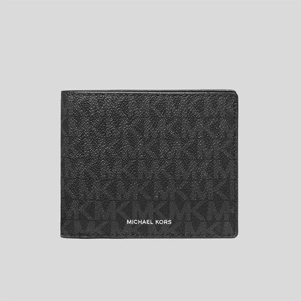 Ví Nam Michael Kors MK Cooper Billfold W Coin Pocket Black 36U9LCRF3B Màu Đen