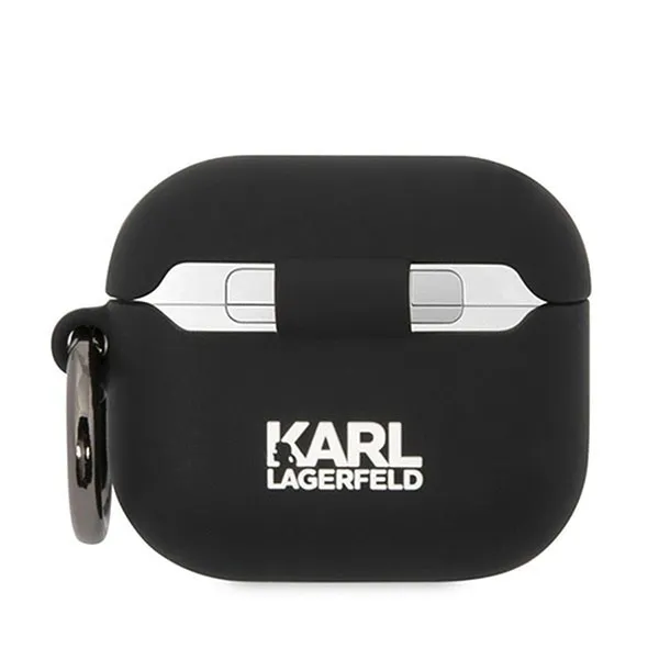 Vỏ Bọc Tai Nghe Karl Lagerfeld 3D Logo NFT Airpods Pro 2 Màu Đen