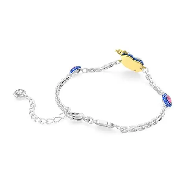 Vòng Đeo Tay Swarovski Pop Swan Bracelet 5650187 Màu Bạc Xanh