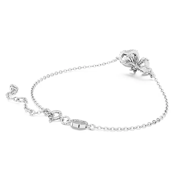 Vòng Đeo Tay Swarovski Volta Braceletbow, White, Rhodium Plated 5647581 Màu Bạc - Trang sức - Vua Hàng Hiệu