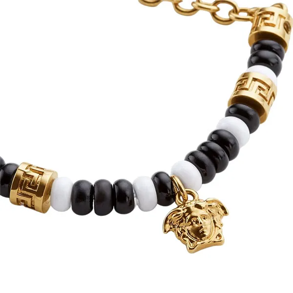 Vòng Đeo Tay Versace Medusa Beaded DG08560 DJMR DWNOV Phối Màu