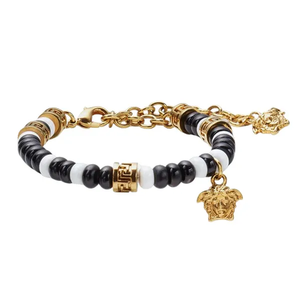 Vòng Đeo Tay Versace Medusa Beaded DG08560 DJMR DWNOV Phối Màu