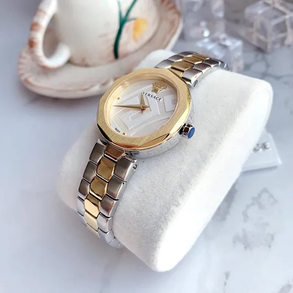 Đồng Hồ Nữ Versace Idyia Swiss Quartz Stainless Steel Ladies Watch VEV500519 30mm Màu Demi (Vàng-Bạc) - Đồng hồ - Vua Hàng Hiệu
