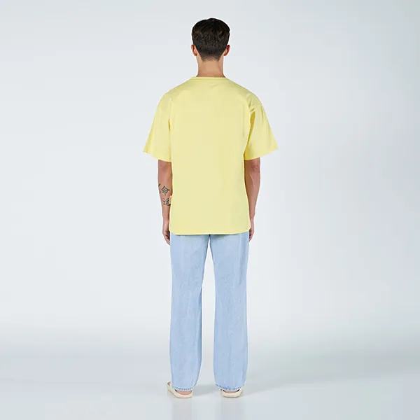 Áo Phông Acmé De La Vie ADLV 3PAC Simple Logo Short Sleeve T-Shirt Light Yellow Màu Vàng