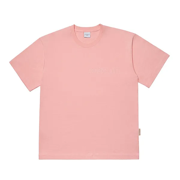Áo Phông Acmé De La Vie ADLV 3PAC Simple Logo Short Sleeve T-Shirt Pink Màu Hồng - Thời trang - Vua Hàng Hiệu