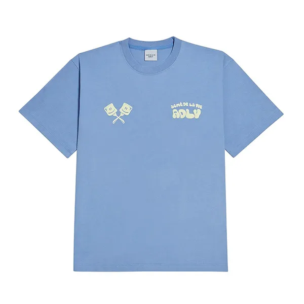 Áo Phông Acmé De La Vie ADLV Marshmallow Short Sleeve T-Shirt Purple Màu Tím
