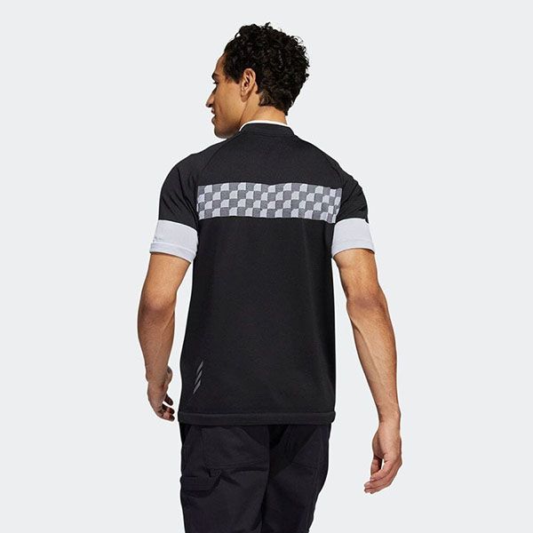 Áo Phông Adidas Golf Adicross Checkered TShirt HN9626 Màu Đen Size XS - 5