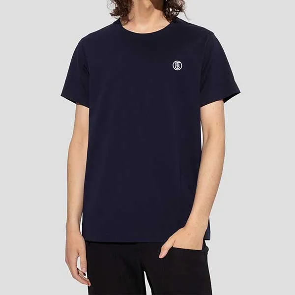 Áo Phông Nam Burberry Logo TB Embroidered 8056176 Tshirt Màu Xanh Navy Size XS - Thời trang - Vua Hàng Hiệu