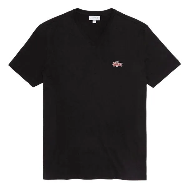 Áo Phông Lacoste Men's Regular Fit Short Sleeve Tshirt TH5696 031 Màu Đen Size 4
