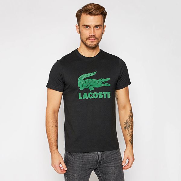 Áo Phông Lacoste Men's Regular Fit TH2166 031 Màu Đen Size S - 3